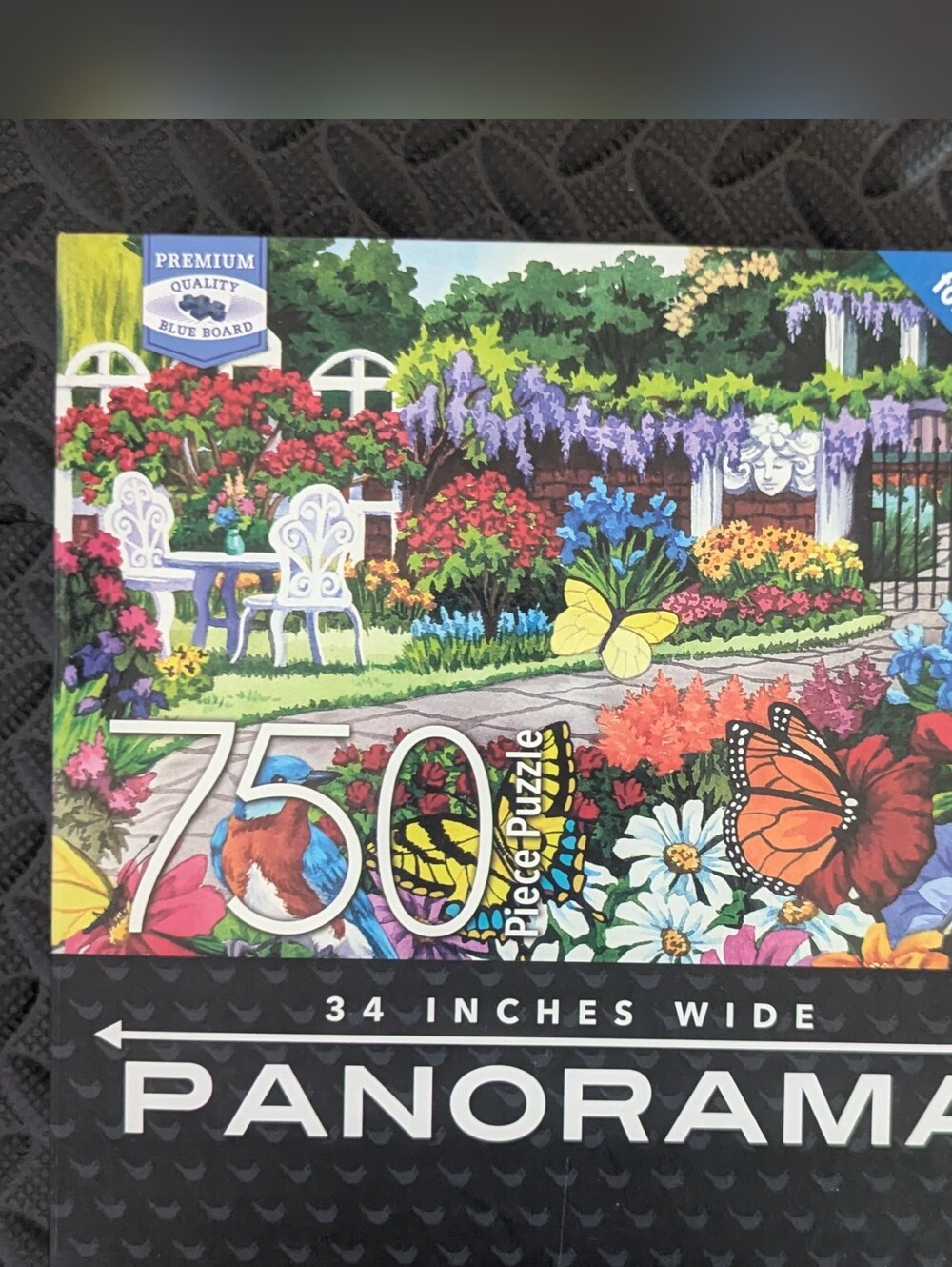 New 750 Piece Panorama Cardinal Puzzle - Glorious Garden